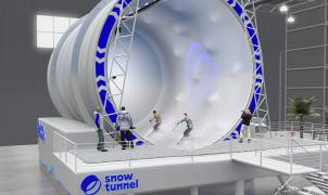  Inventan el “snow tunnel” para esquiar como un hámster durante los 365 días del año