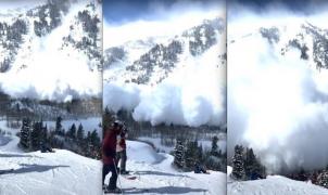 Espectaculares avalanchas de nieve polvo en Utah filmadas en vídeo y con una víctima