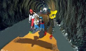 La Plagne instala un espectáculo audiovisual en el túnel des Inversens