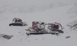 Las últimas nevadas incentivan el avance del esquí en los Alpes a menos de una semana 