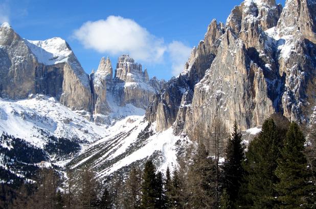 Vigo di Fassa es una estación de esqui de la Val di Fassa