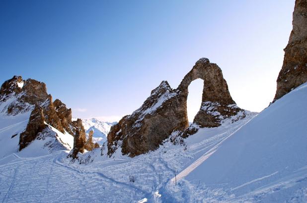 Panorama de L'Aiguille Percee. 2748 metros