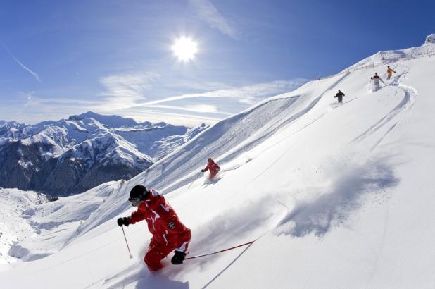 Ski  en Auron, Alpes de Haute Provence