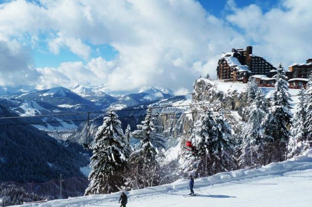 Imagen de la estación de esquí de Avoriaz, dominio Portes du Soleil