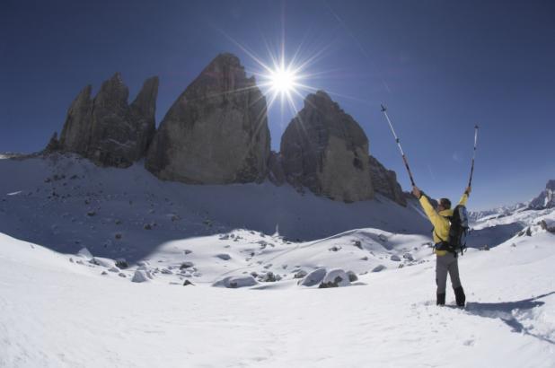 Imagen de los 3 picos en Sextner Dolomiten