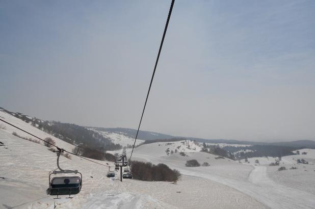 Imagen de la estación de esquí Linguaglossa-Etna Norte, foto Xavier Abella