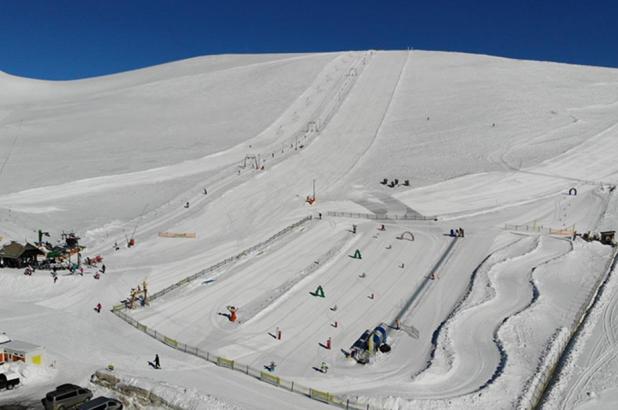Vista aérea Heidialm Skipark