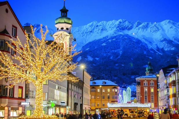 Vista de Nordkette desde Innsbruck