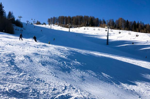 Esquiando en Petzen