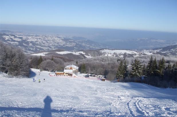 Esquiando en Piane di Mocogno