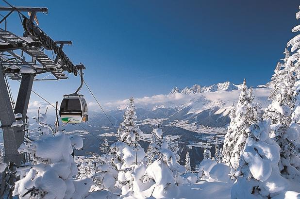 Aspecto de la estación de esquí de Planai-Hochwurzen