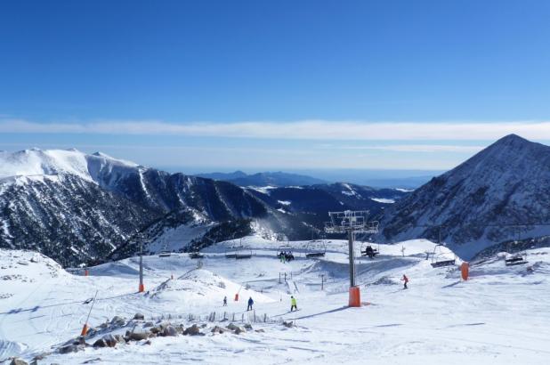 Bonita imagen de la estación de esquí de Vallter 2000