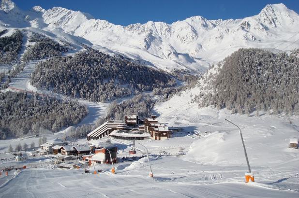 Estación de esquí de Schnalstal en el Tirol italiano