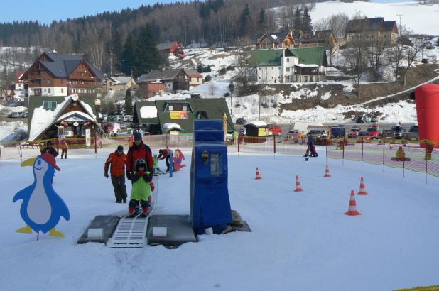Base de la estación de esquí de Tanvadský Špičák