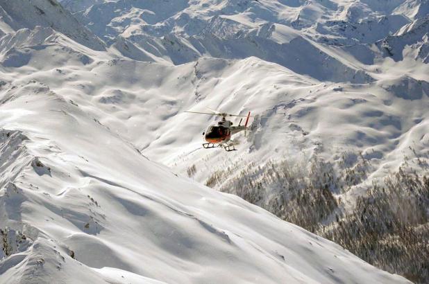 Helicóptero en Val Susa