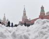 Problemas en Moscú por la nevada más fuerte de los últimos 68 años