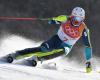 Hirscher se sale de pista y André Myhrer gana el oro en el slalom