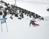 La prometedora esquiadora aragonesa Celia Abad entrena con las U-16 en Formigal