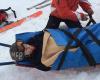 Mercedes Milá evacuada tras sufrir un accidente de esquí en Sestrière (Italia) 