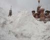 Cae sobre Moscú la mayor nevada jamás registrada en un solo día