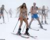 La bajada de esquí en bikini marca el fin de la temporada en Sochi