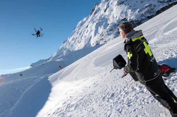 Los drones ganan protagonismo para controlar las pistas de esquí