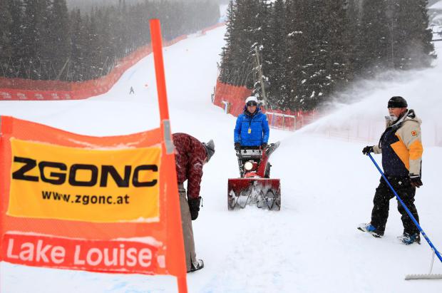 Cancelado el primer descenso masculino de Lake Louise por la nevada