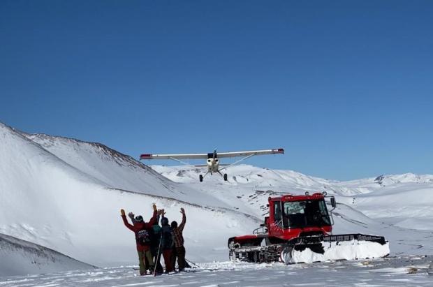 Lo que podía haber sido esquiar en El Azufre en 2021, pero se ha aplazado hasta el 2022, en vídeo