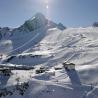 Aspecto magnífico de la zona del glaciar de Kitzsteinhorn