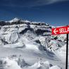 Imagen de los Dolomitas y la famoso circuito de Sella Ronda