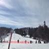 Día soleado de esquí en Bousquet