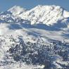 Panorámica de las magníficas montañas de Hochzillertal en el Tirol