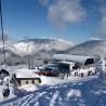 Invierno en la estación de esquí de Jasná en Eslovaquia
