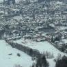 Vista de Kitzbühel desde la mítica pista de Hahnenkamm