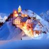 El bonito pueblo de Tarvisio en invierno