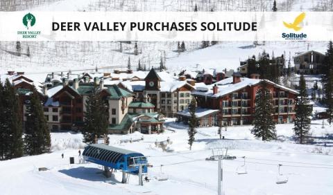 Deer Valley se queda finalmente con Solitude Mountain Resort 