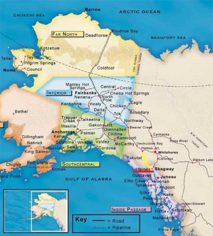 Haines, Alaska, mapa