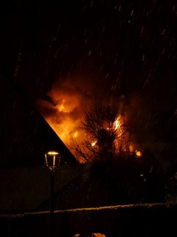 Incendio en Viella. Fuente: Borja Valdés