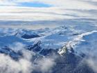 Panorámica de las montañas de Whistler en la Columbia Británica
