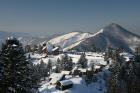 Aspecto invernal en la estación de esquí de Guzet