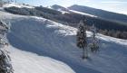 Imagen invernal de la estación de esquí de Alpe del Neval cerca de Belluno