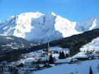 Vista de Combloux en la zona del Mont-Blanc