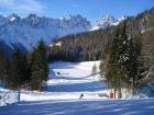 Esquiando en Forni di Sopra