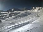 Aspecto del glaciar de Pitzal en diciembre del 2012