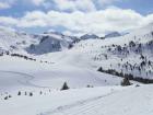 Panorámica de la bella estación de esquí nórdico de Plateau de Beille
