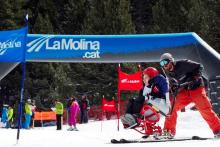 La Molina, una estación de esquí y snowboard accesible y adaptada a deportistas de distintas capacidades