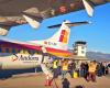 El aeropuerto de Andorra-La Seu estrena el primer vuelo de pasajeros con Madrid