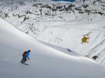 Las nevadas abren la temporada de heliski en el Valle de Arán