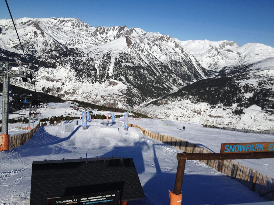 Gran apertura de los snowparks de Andorra