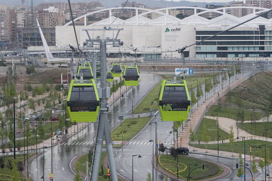 El telecabina de la Expo de Zaragoza transportará esquiadores en Italia e Israel